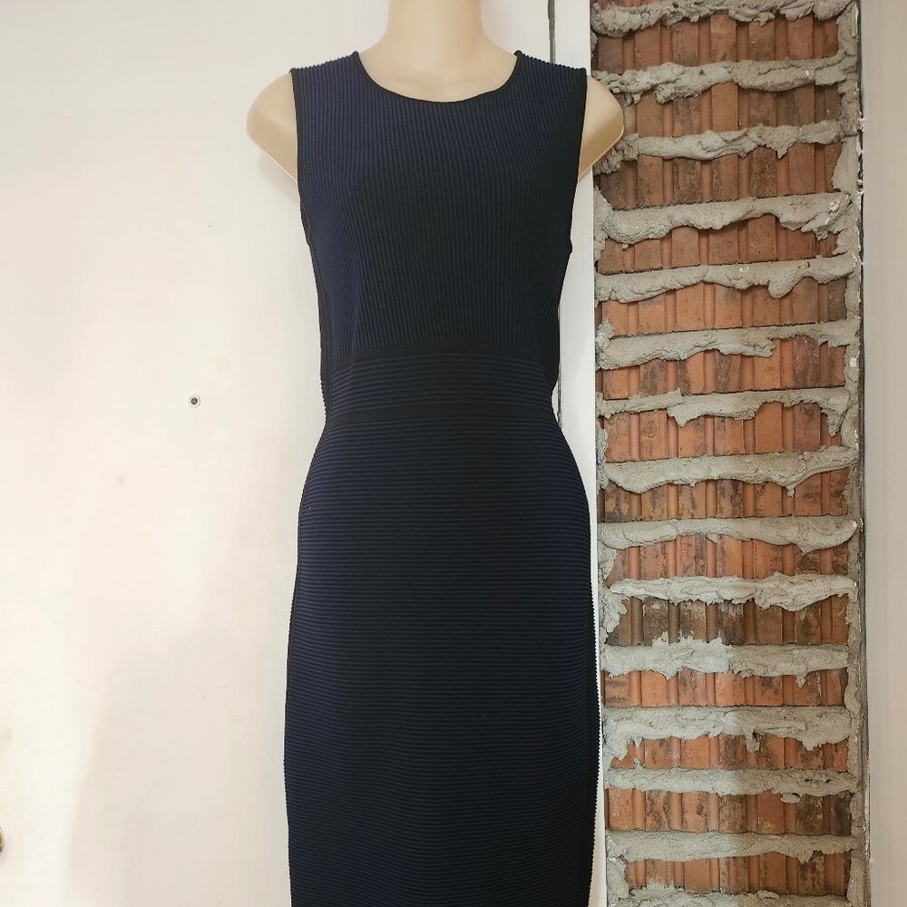 2 DRESSES John + Jenn Bodycon Ribbed Full Zipper Dress  Size S Small